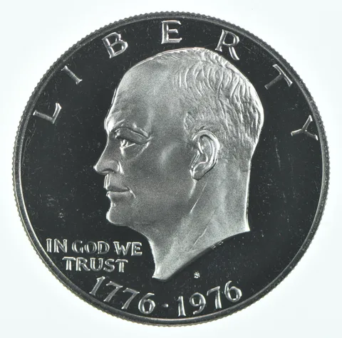 1976-S Eisenhower $1 CLAD Type 2 Proof