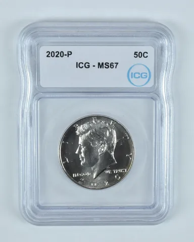 2020-P Kennedy Half Dollar MS67 ICG