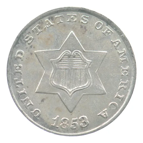 1853 Silver Three Cent Trime *0818
