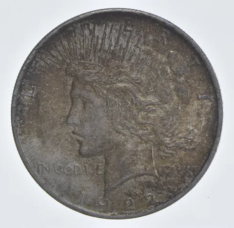 Better - 1922 Peace Silver Dollar - 90% US Coin *618