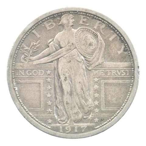 1917 Standing Liberty Quarter Type 1 *5645