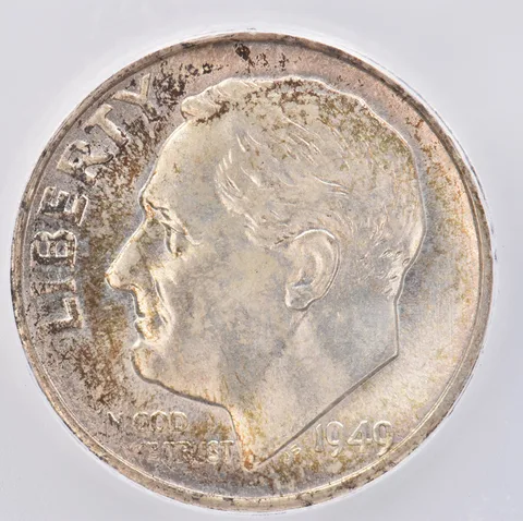 1949-S Roosevelt Dime MS65 ICG Beautiful Tone *0850
