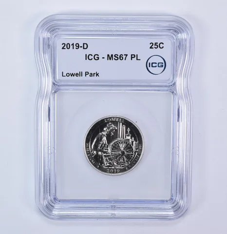 2019-D Washington Quarter ATB Lowell Park MS67 PL ICG