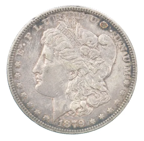1879-S 7TF Morgan Silver Dollar Reverse Of 78 Beautiful Tone a1545
