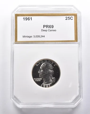 Proof 1961 Washington Quarter *3403