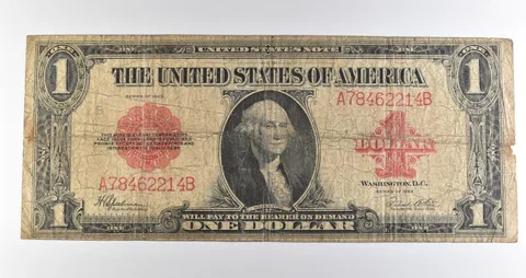 1923 $1 Legal Tender Large Note Red Seal *3583
