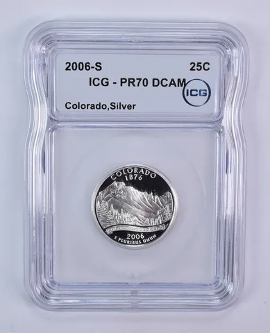2006-S Washington State Quarter Colorado Silver PR70 DCAM ICG