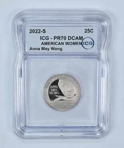 2022-S American Women Quarter Anna May Wong PR70 DCAM ICG