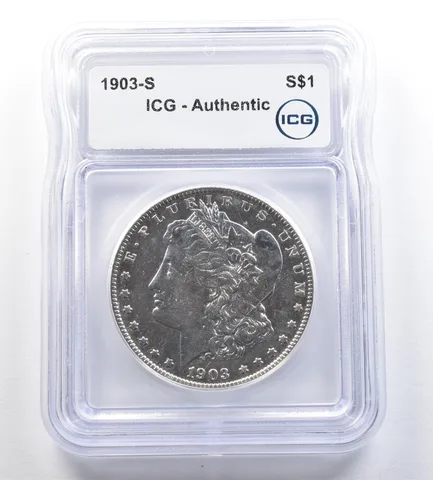 1903-S Morgan Silver Dollar Authentic ICG *7189