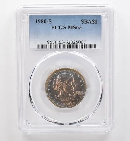 1980-S Susan B Anthony $1 MS63 PCGS Beautiful Tone *9545