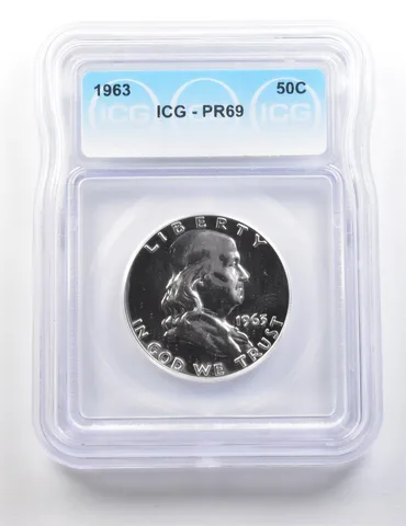 1963 Franklin Half Dollar PR69 ICG *9470