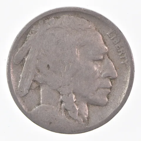 1918-D Indian Head Buffalo Nickel Average Circ