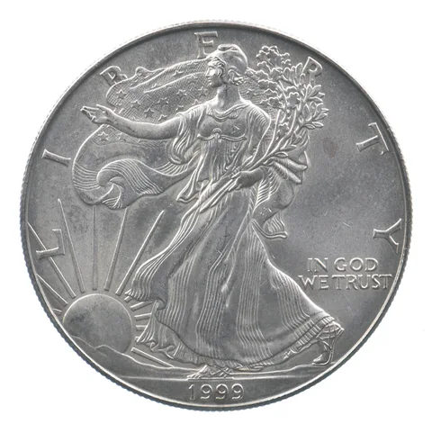Better Date 1999 American Silver Eagle 1 Troy Oz .999 Fine Silver *536