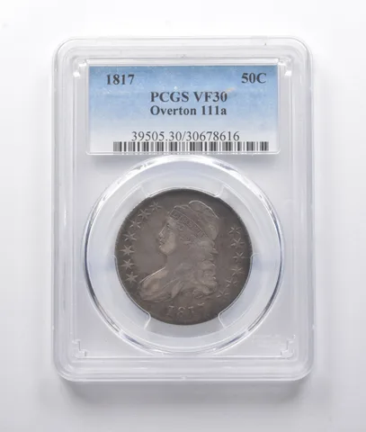 VF30 1817 Capped Bust Half Dollar Overton 111a PCGS a7683