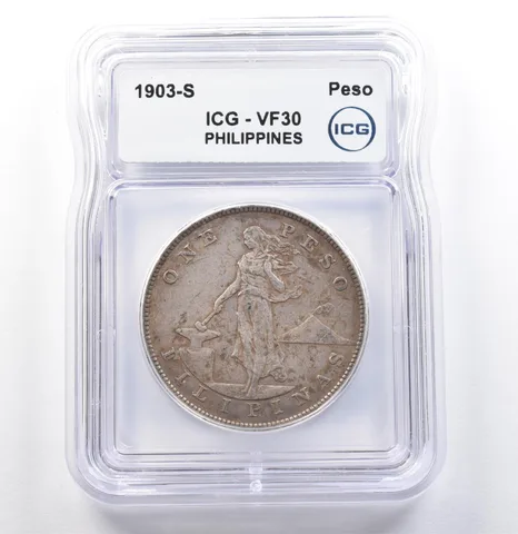 1903 S Philippines Peso VF30 ICG a9926