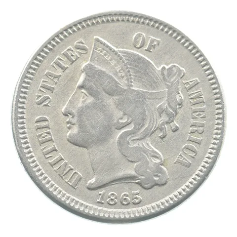 1865 Three Cent Nickel *3735