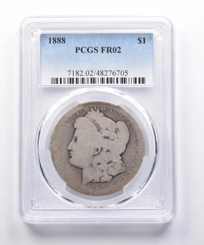 FR02 1888 Morgan Silver Dollar PCGS Lowball a4960