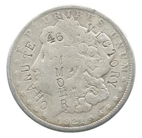 1921-S Morgan Silver Dollar Chanute Mmohr Victory *7094