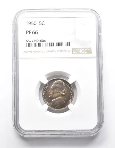 PF66 1950 Jefferson Nickel NGC *9956