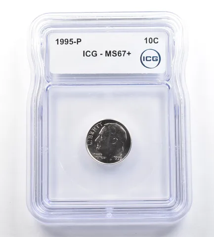 1995-P Roosevelt Dime MS67+ ICG *7309