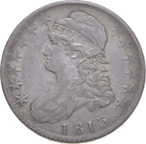 1813 Capped Bust Half Dollar - O-102 R4 a6437