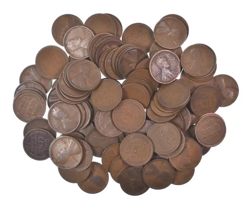 Lot of 100 1910-1919 Lincoln Wheat Cents - 2 Rolls - Collection *576