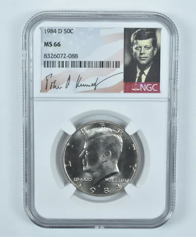 1984-D Kennedy Half Dollar MS66 NGC Special Label