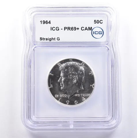1964 Kennedy Half Dollar Straight G PR69+ CAM ICG *9007