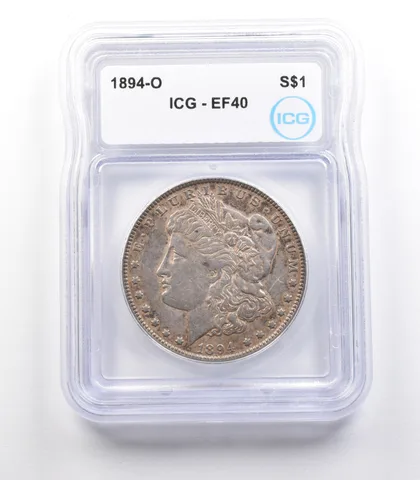 1894-O Morgan Silver Dollar EF40 ICG *2389