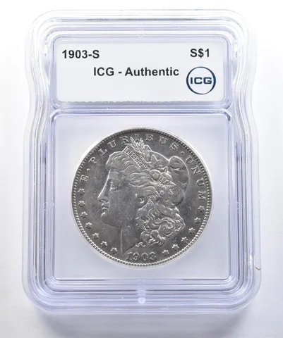 1903-S Morgan Silver Dollar Authentic ICG a7763