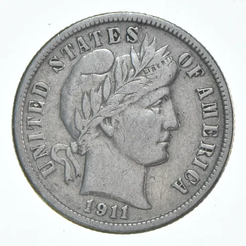 1911-D Barber Dime *6164