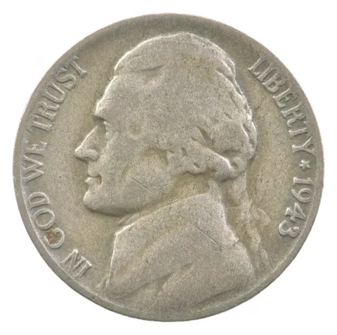 1943/2-P Jefferson Nickel *5196
