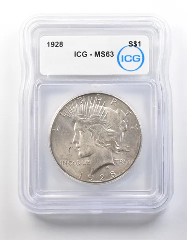 1928 Peace Silver Dollar MS63 ICG *8700