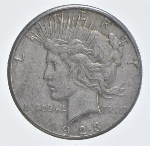 Better - 1923-S Peace Silver Dollar - 90% US Coin *712