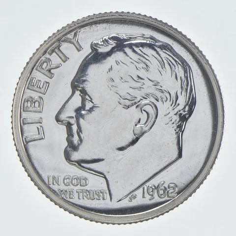 1962 Roosevelt Dime Proof 90% Silver