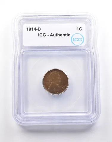 1914-D Lincoln Wheat Cent Authentic ICG *5176