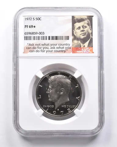 PF69 * STAR 1972-S Kennedy Half Dollar NGC *6879