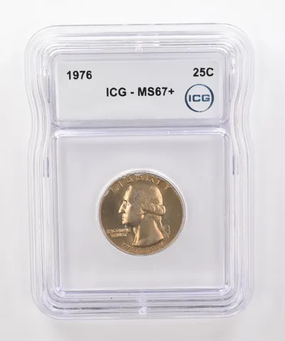 1976 Washington Quarter MS67+ ICG Beautiful Tone *2042
