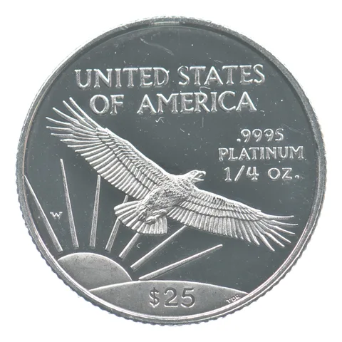 1997-W $25 Platinum Eagle 1/4 Oz Platinum PROOF *0410