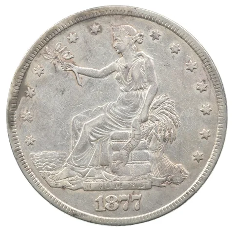 1877 Seated Liberty Trade Dollar *1886