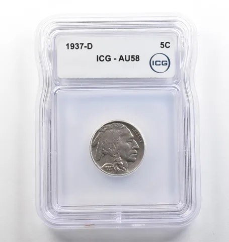 1937-D Indian Head Buffalo Nickel AU58 ICG *4002