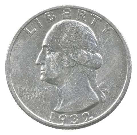 1932-S Washington Quarter *7826