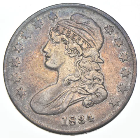 1834 Capped Bust Half Dollar a8142