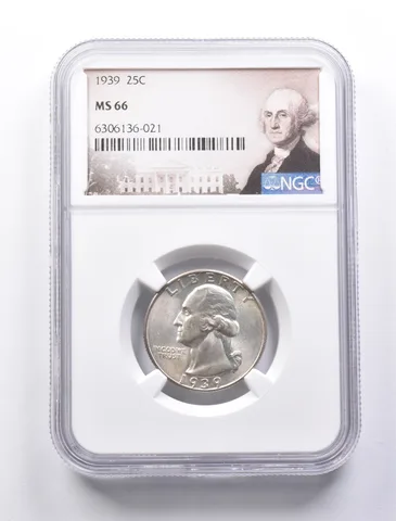MS66 1939 Washington Quarter NGC *1293
