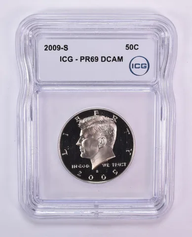 2009-S Kennedy Half Dollar PR69 DCAM ICG