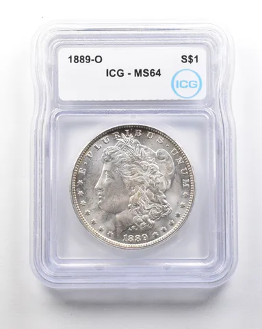 1889-O Morgan Silver Dollar MS64 ICG a1711