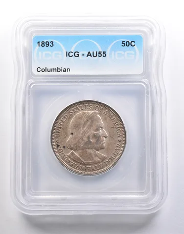 1893 Columbian Exposition Half Dollar AU55 ICG *6609