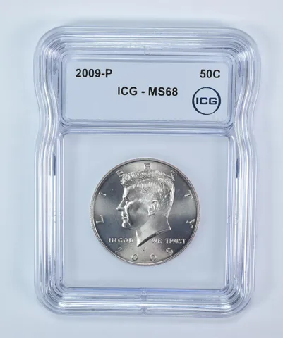 2009-P Kennedy Half Dollar MS68 ICG