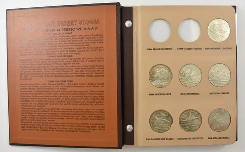 Lot (43) 1991 Hutt River Province 5 Dollar Desert Storm Collection *8127