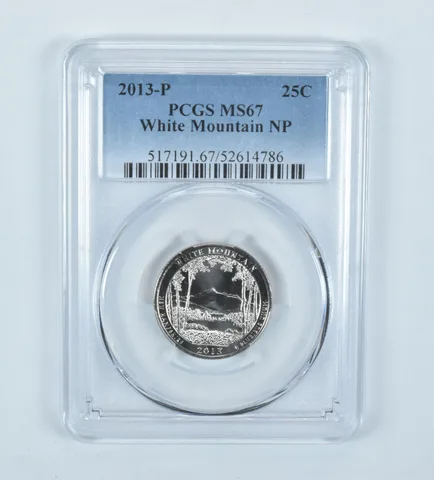 2013-P Washington Quarter ATB White Mountain MS67 PCGS